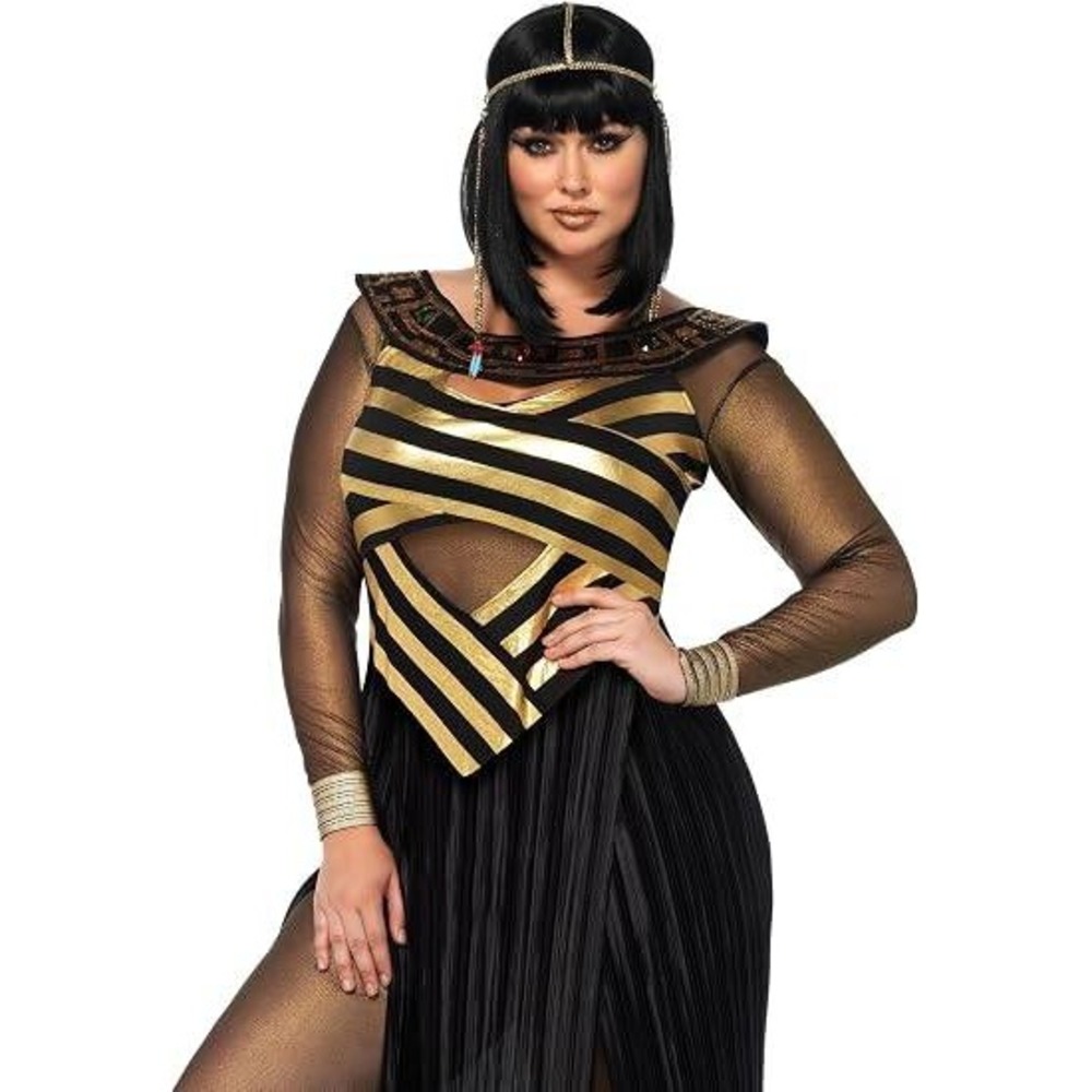 Leg Avenue Nile Queen Cleopatra Egyptian Dress Halloween Costume Size 1X 2X